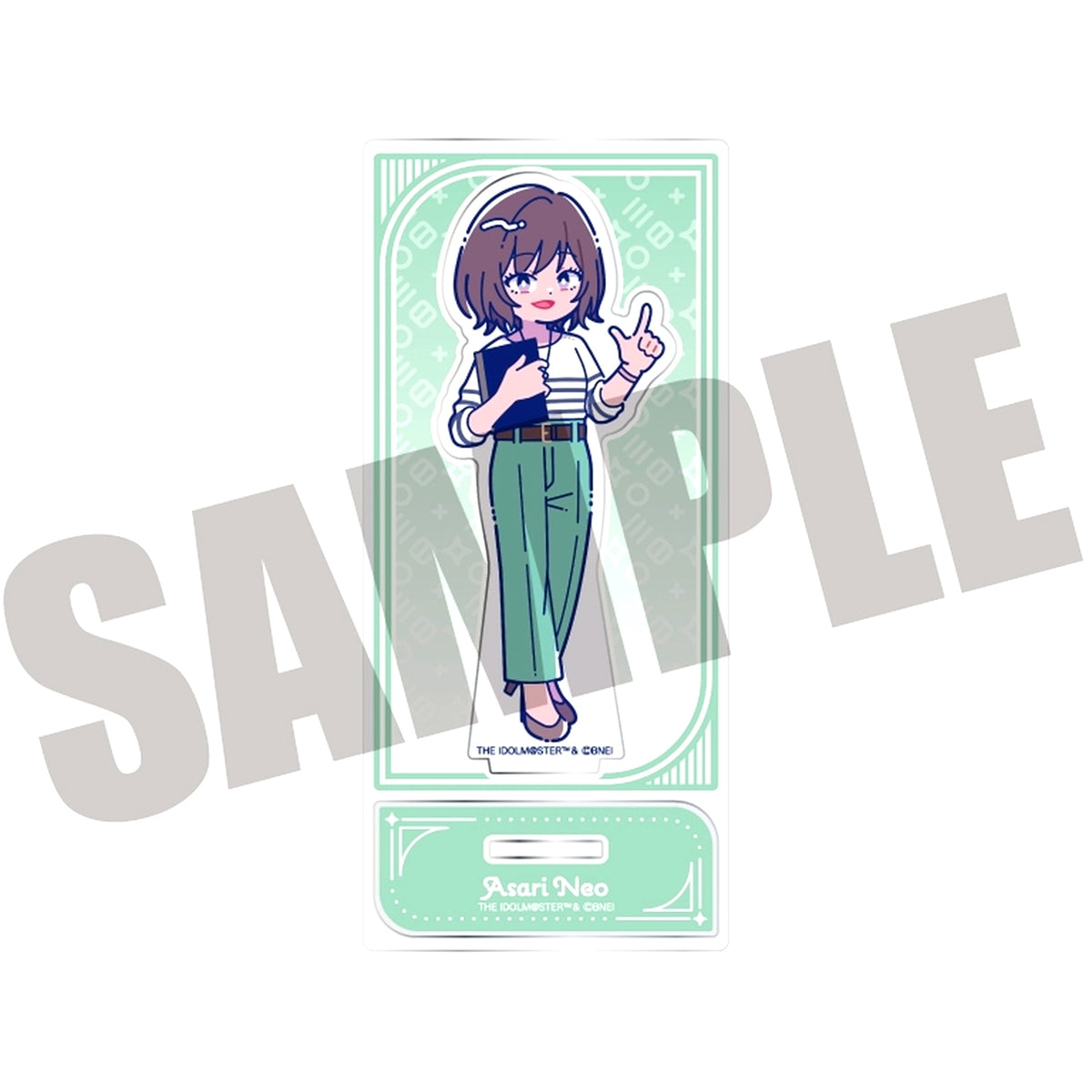 Asari Neo Acrylic Stand Gakuen iDOLM@STER x Nyutoro [USED]