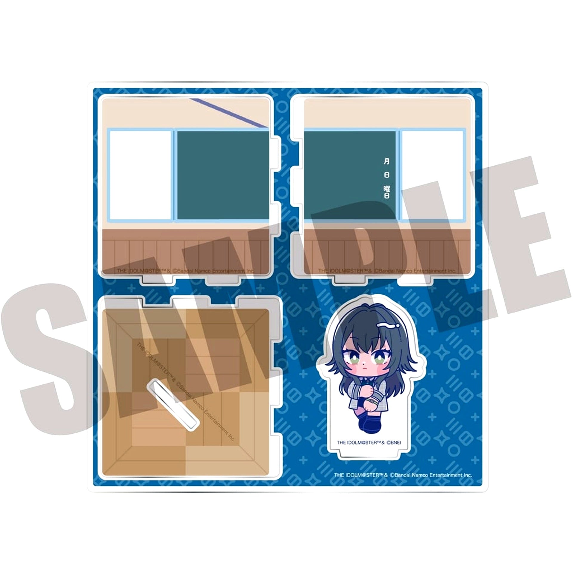 Temari Tsukimura Gakuen Idolmaster Diorama Style Acrylic Stand Newtro [USED]