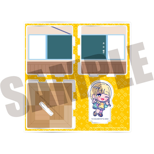 Kotone Fujita Gakuen Idolmaster New Retro Diorama Style Acrylic Stand [USED]