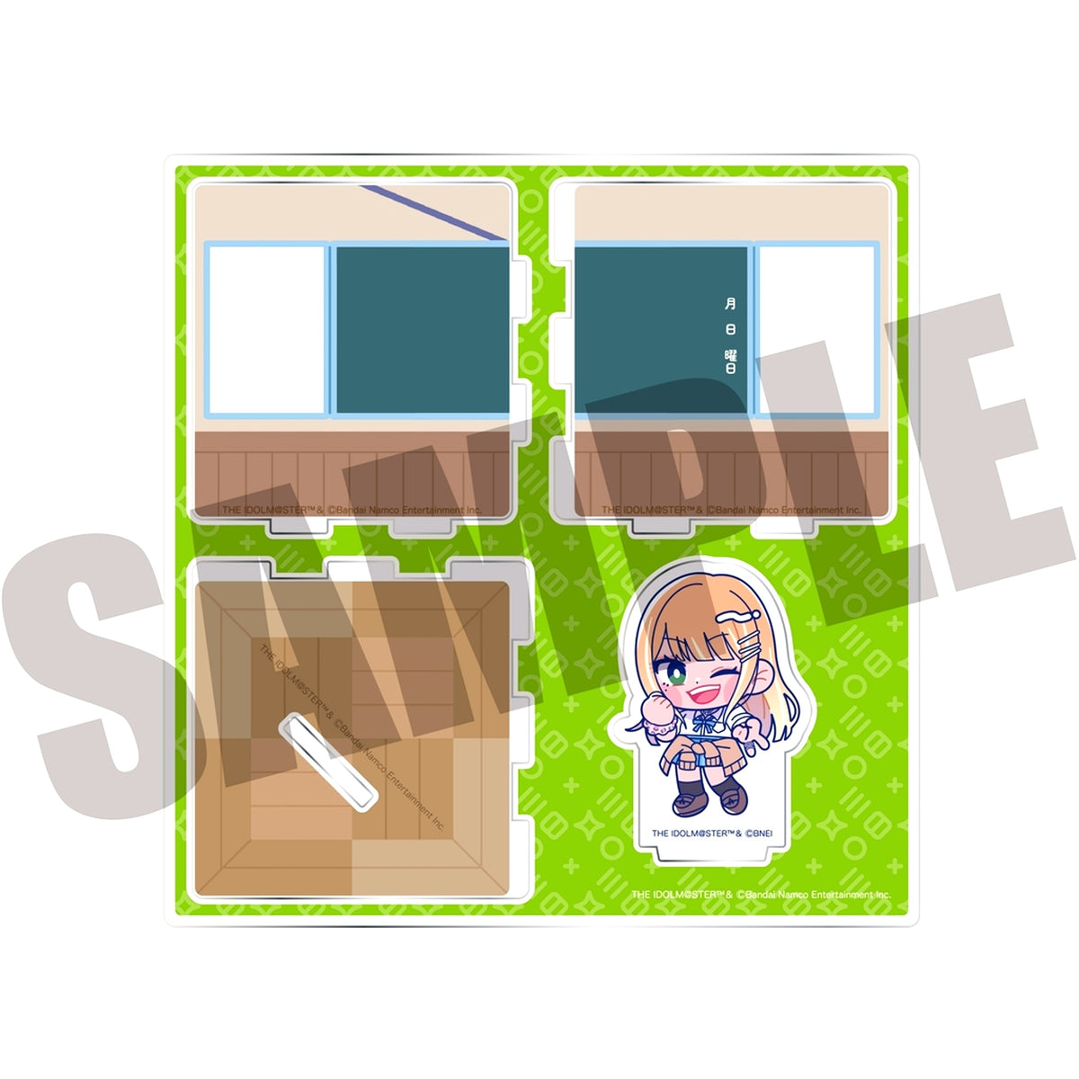 Sumika Shiun Gakuen Idolmaster x Newtro Diorama Style Acrylic Stand [USED]