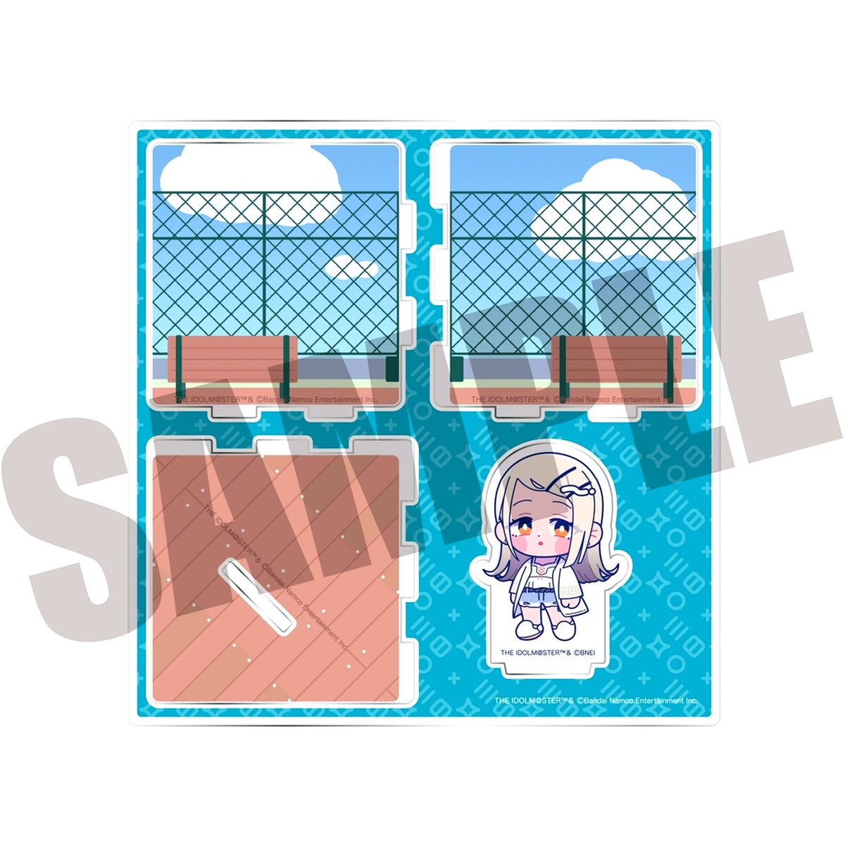 Hiro Shinosawa Gakuen Idolmaster New Retro Diorama Style Acrylic Stand [USED]