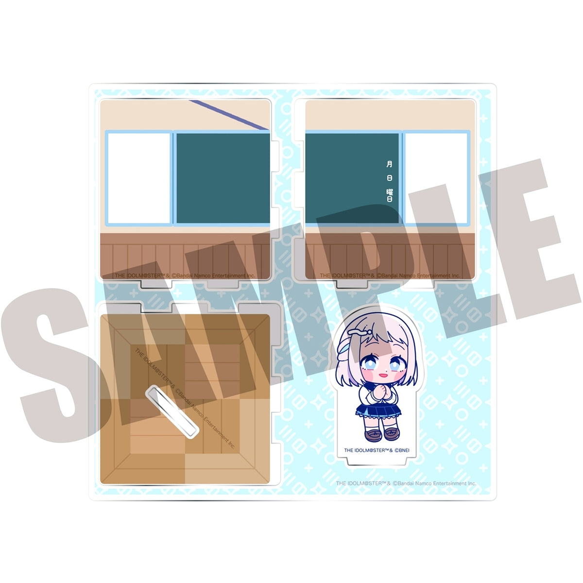 Lilja Katsuragi Gakuen Idolmaster x Newtro Diorama Style Acrylic Stand [USED]