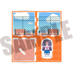 China Kuramoto Gakuen Idolmaster x Newtro Diorama Style Acrylic Stand [USED]