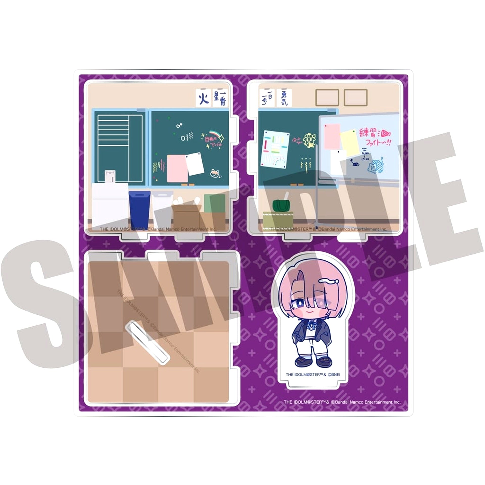 Mao Arimura Gakuen Idolmaster Diorama Style Acrylic Stand Newtro [USED]