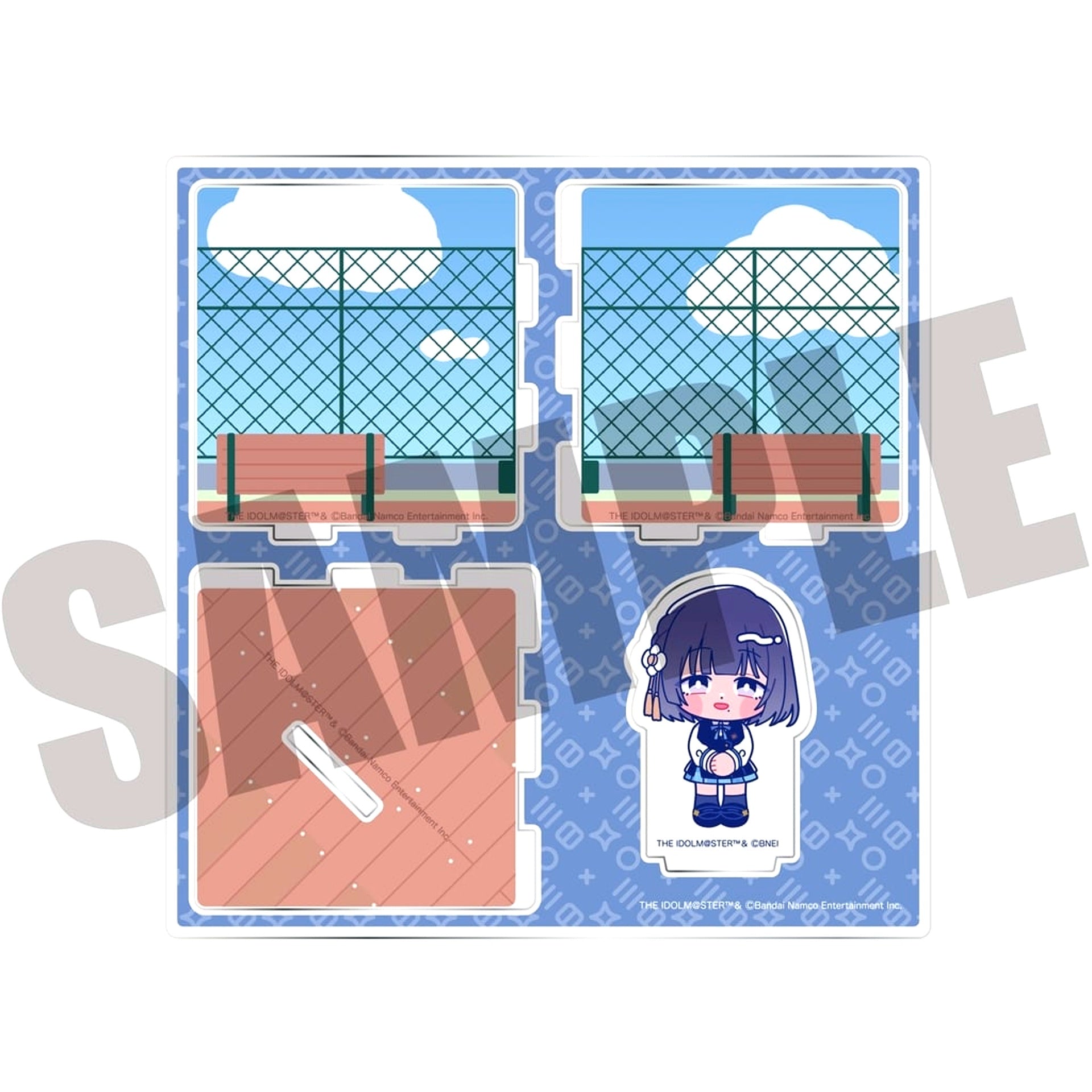 Misuzu Hatoya Gakuen Idolmaster Diorama Style Acrylic Stand Newtro [USED]
