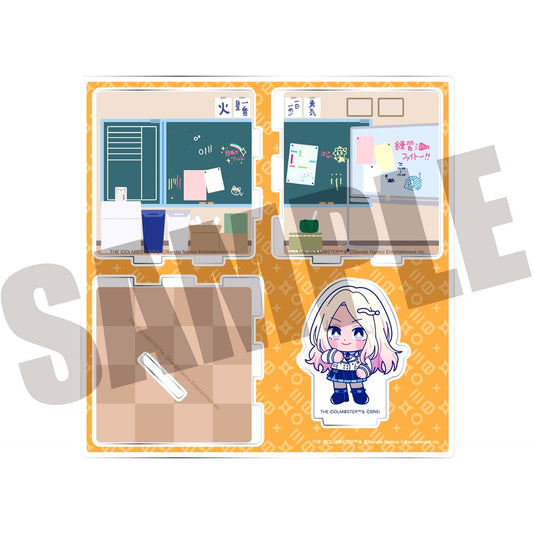 Sena Juo Gakuen Idolmaster x Newtro Diorama Style Acrylic Stand [USED]