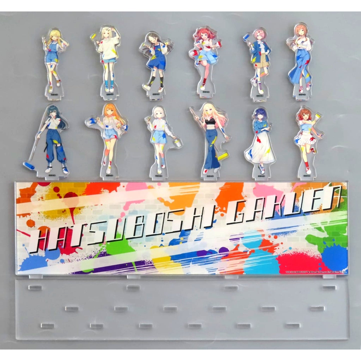 Group Gakuen Idolmaster Painter Style Acrylic Diorama [USED]