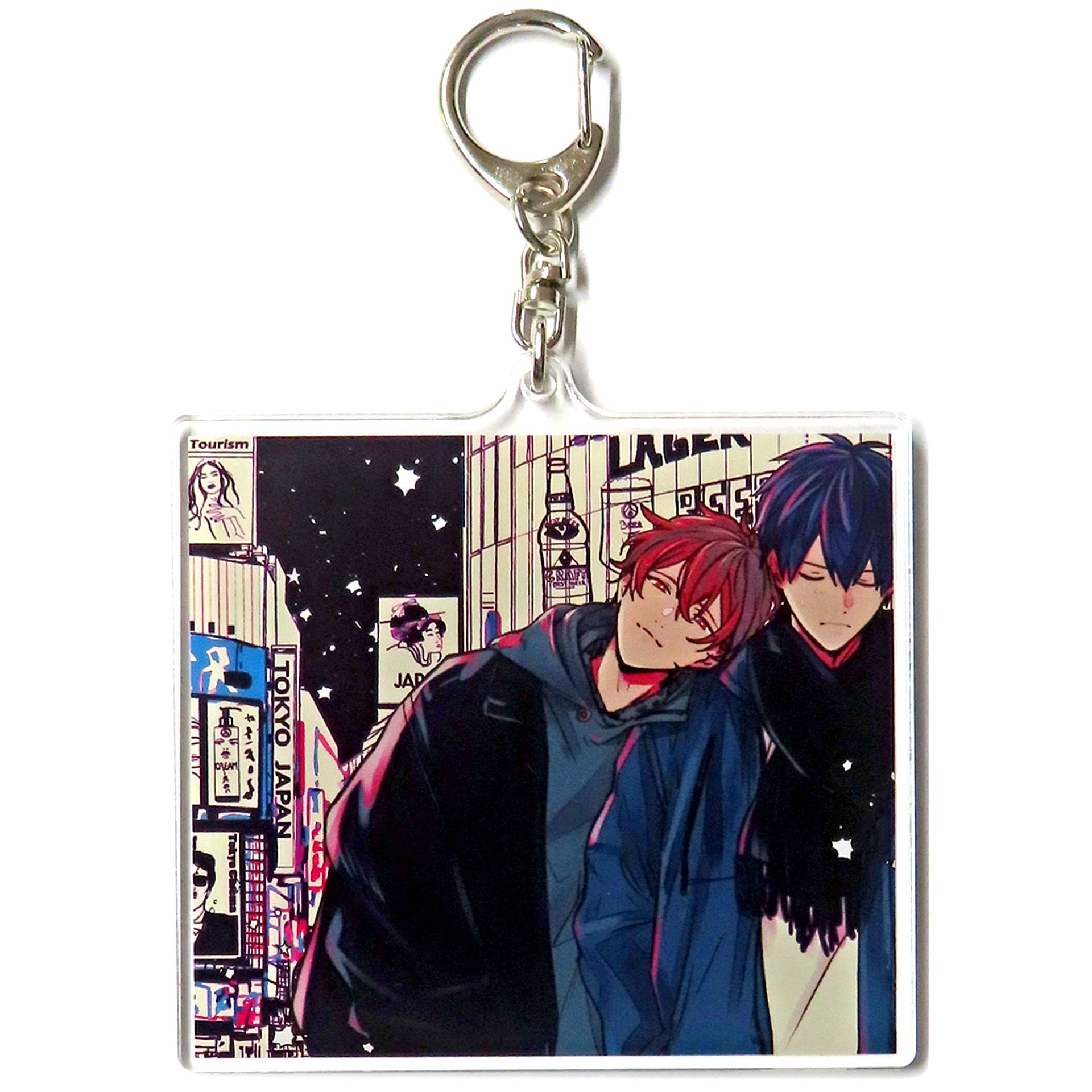Mafuyu Sato & Ritsuka Uenoyama Given Vol. 7 Comics Toranoana Paid Bonus Acrylic Keychain [USED]