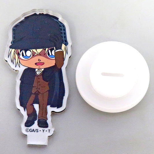 Bourbon Toru Amuro Detective Conan Trading Holmes Swaying Acrylic Stand Conan Plaza Limited [USED]