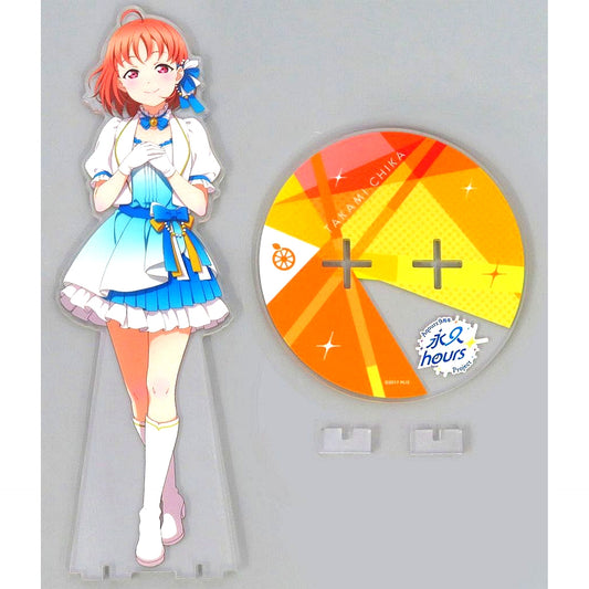Chika Takami 1/4 Scale BIG Acrylic Figure Love Live! Sunshine!! Uranohoshi Girls High School Store Aqours 9th Anniv Memorial Goods [USED]
