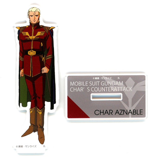 Char Aznable President Suit Mobile Suit Gundam Char's Counterattack Acrylic Stand Standard Size [USED]