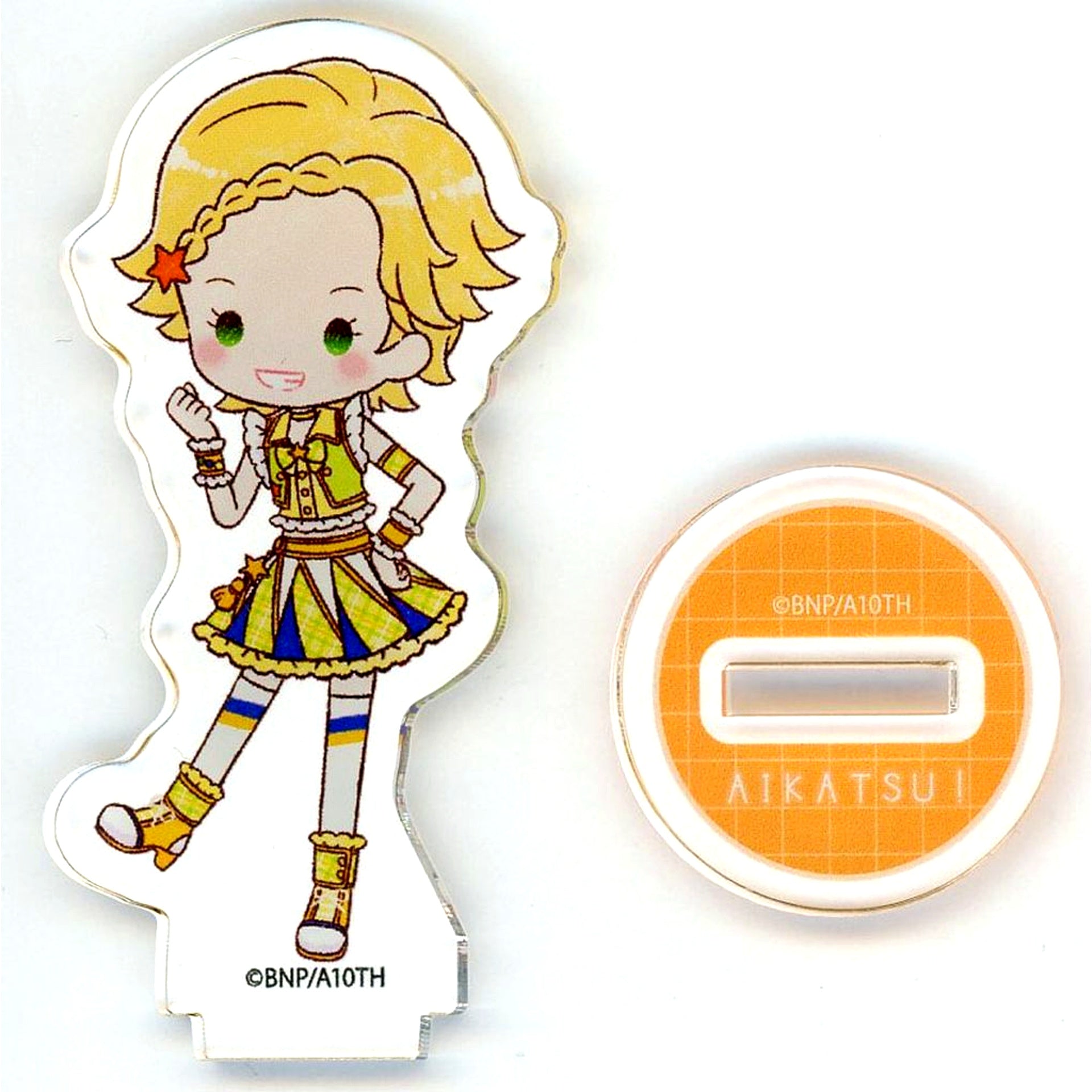 Hinaki Shinjo 09. School Dress Ver. Aikatsu! Trading Acrylic Petit Stand GraffArt Illustration [USED]