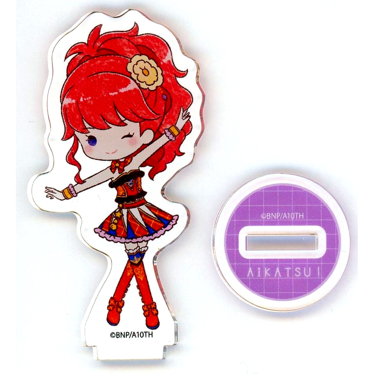 Juri Kurebayashi Aikatsu! Trading Acrylic Petit Stand 09. School Dress Ver. GraphArt Illustration [USED]