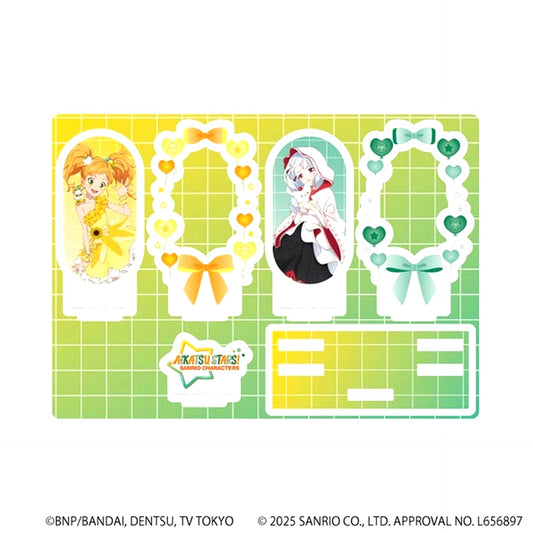 05. E Ver. Collab Premium Acrylic Diorama Plate Aikatsu Stars! [USED]