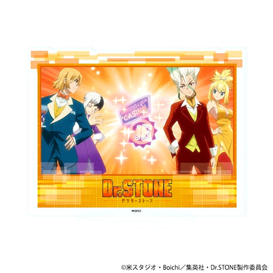Senku Ishigami and Gen Asagiri and Ryusui Nanami and Kohaku Dr.STONE Acrylic Stand No.59 Scene Photo Illustration [USED]