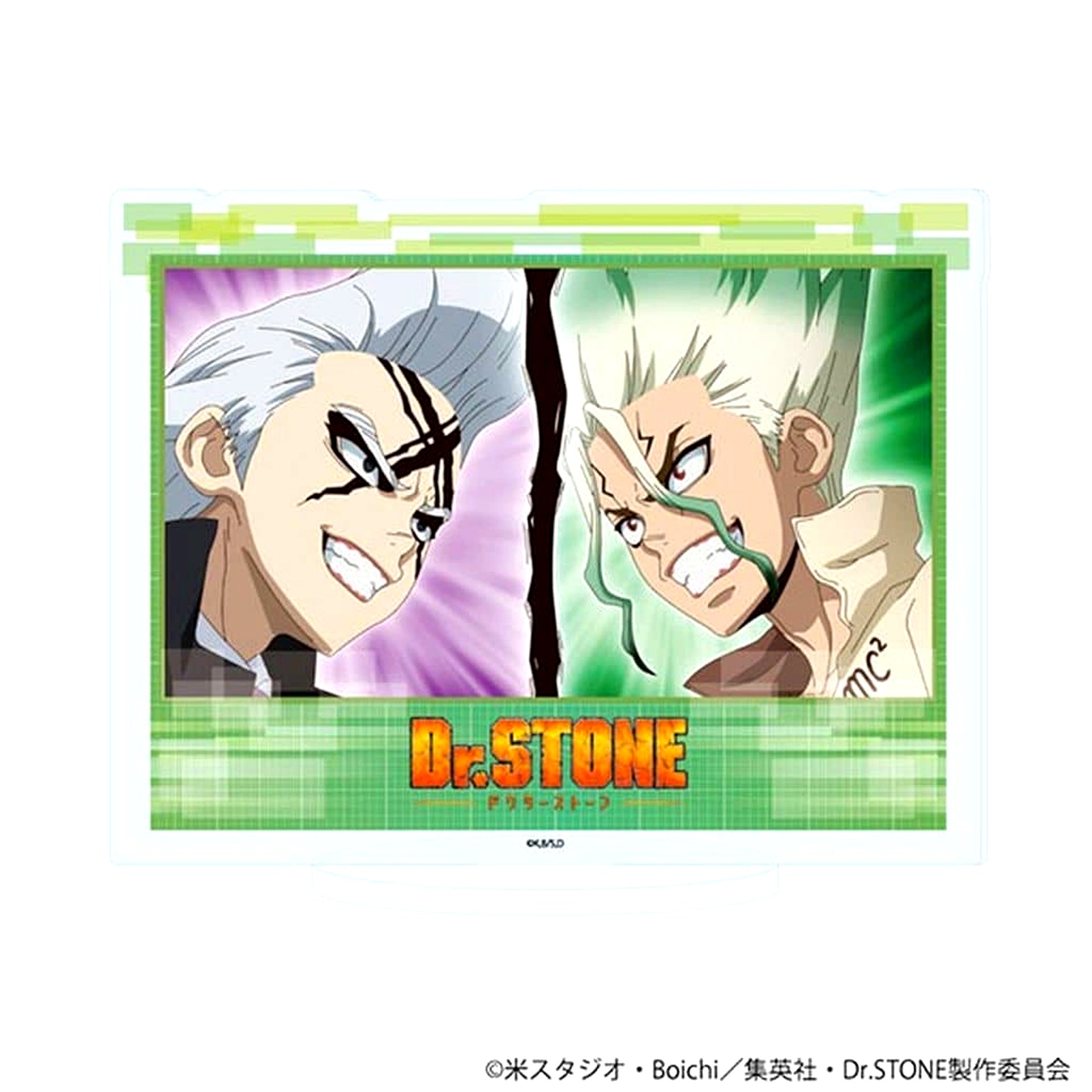 Senku Ishigami and Dr. Xeno Dr.STONE Acrylic Stand No.60 Scene Photo Illustration [USED]