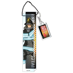 Fire Force Season 3 Akitaru Oubi Room Acrylic Keychain Keychains [USED]