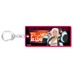 Fire Force Season 3 Princess Hibana Fluorescent Keychain Keychains [USED]