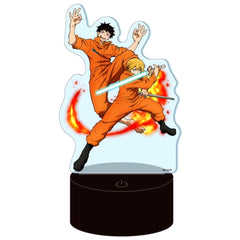 Shinra Kusakabe and Arthur Boyle Fire Force Season 3 LED Acrylic Stand [USED]