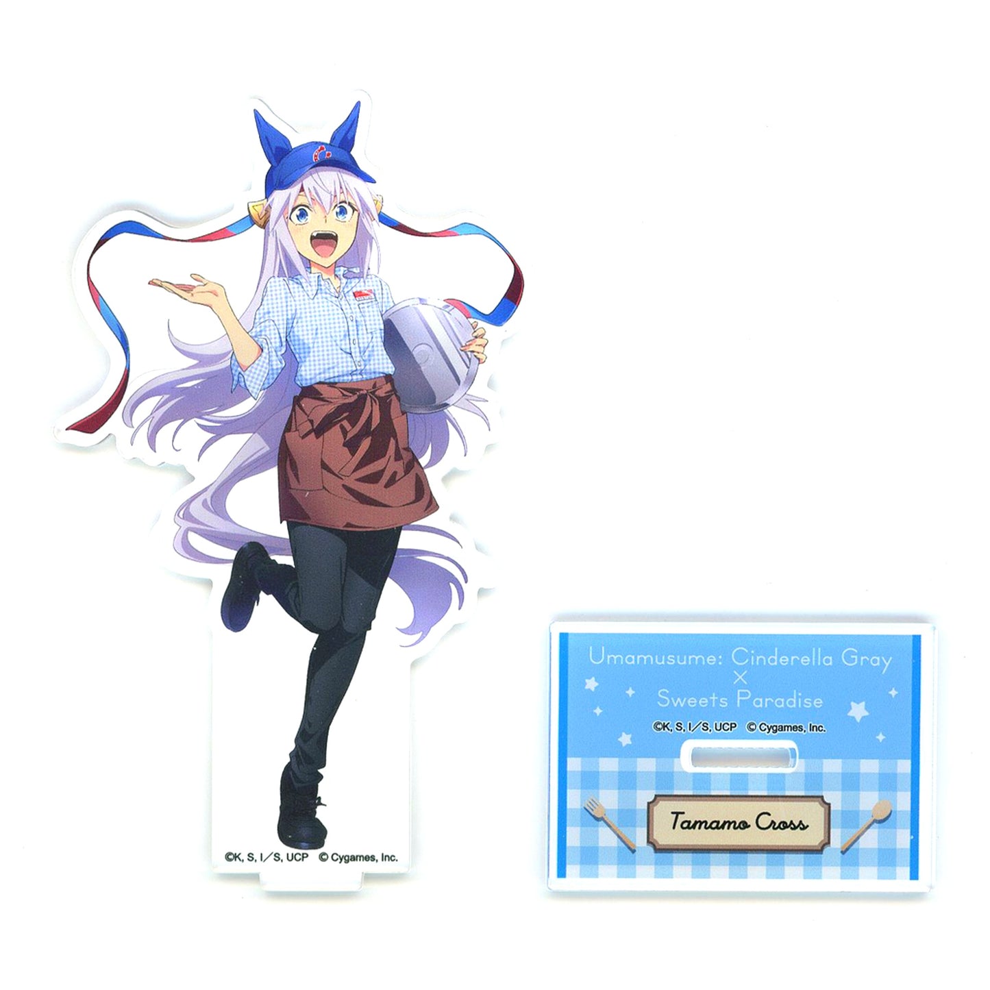 Tamamo Cross Umamusume: Cinderella Gray x SWEETS PARADISE Acrylic Stand [USED]