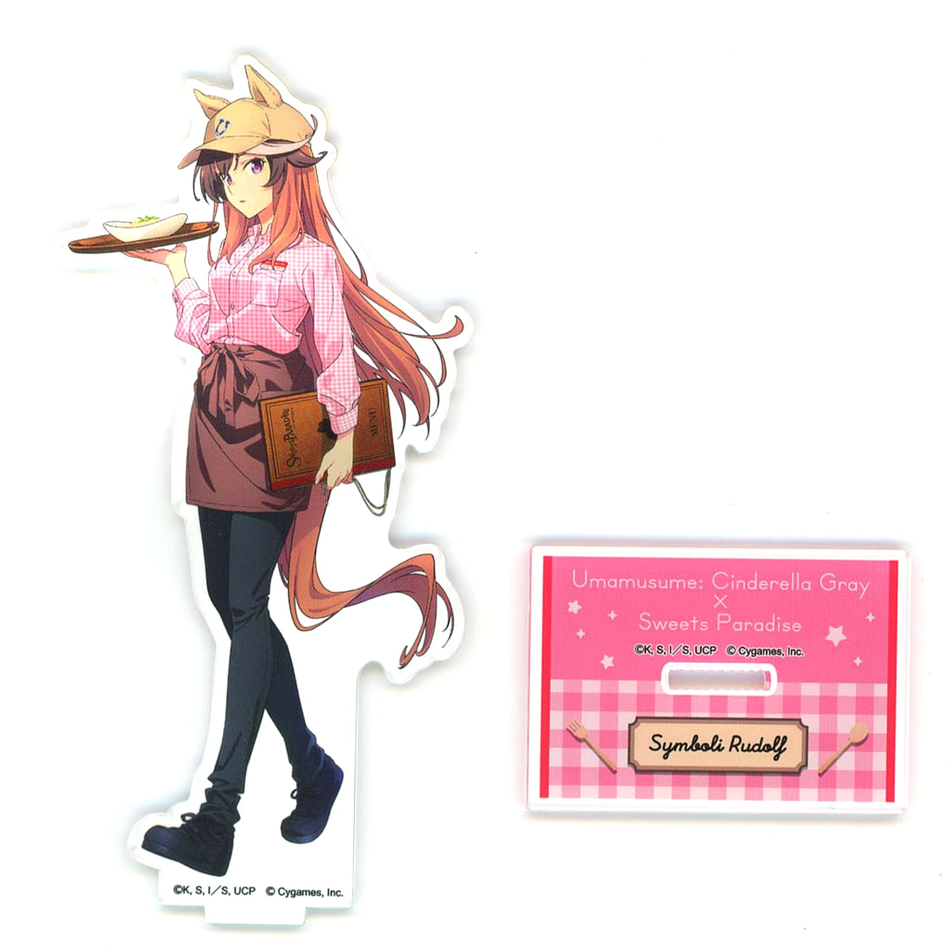 Symboli Rudolf Umamusume: Cinderella Gray Acrylic Stand Sweets Paradise Collaboration [USED]