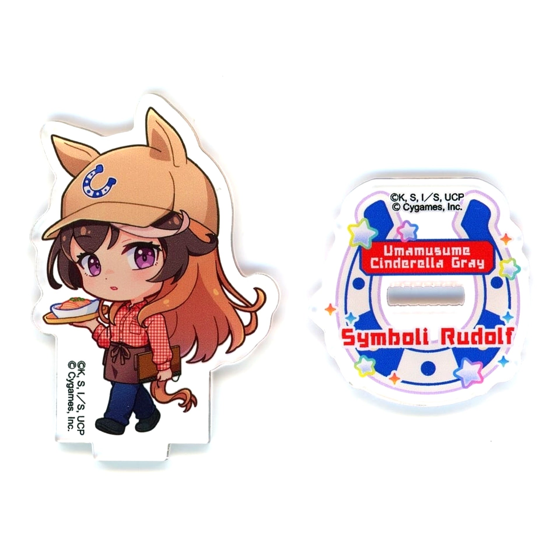 Symboli Rudolf Trading Acrylic Stand Umamusume: Cinderella Gray x SWEETS PARADISE [USED]