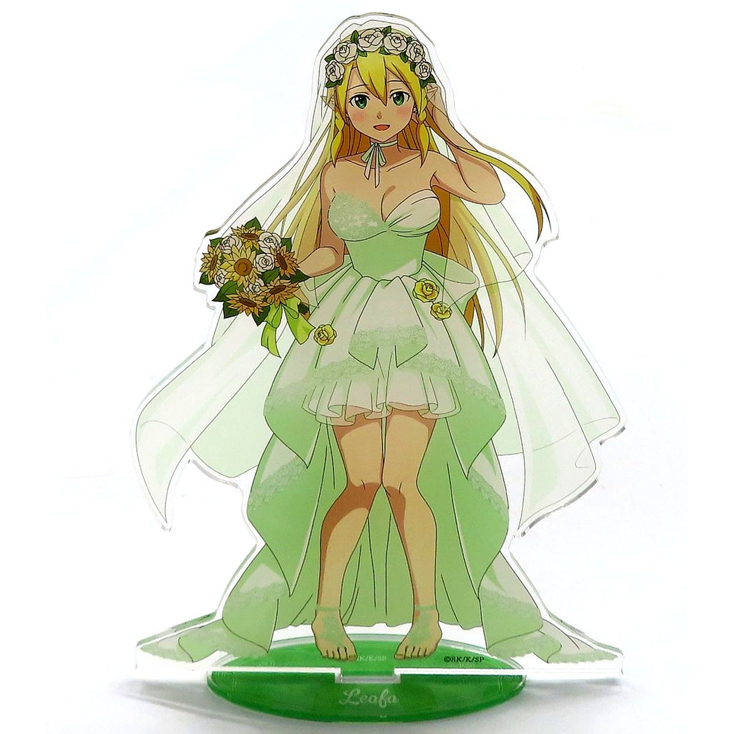 Leafa Illustration Wedding Dress Ver. Sword Art Online Acrylic Stand Large POP UP SHOP 2025 [USED]