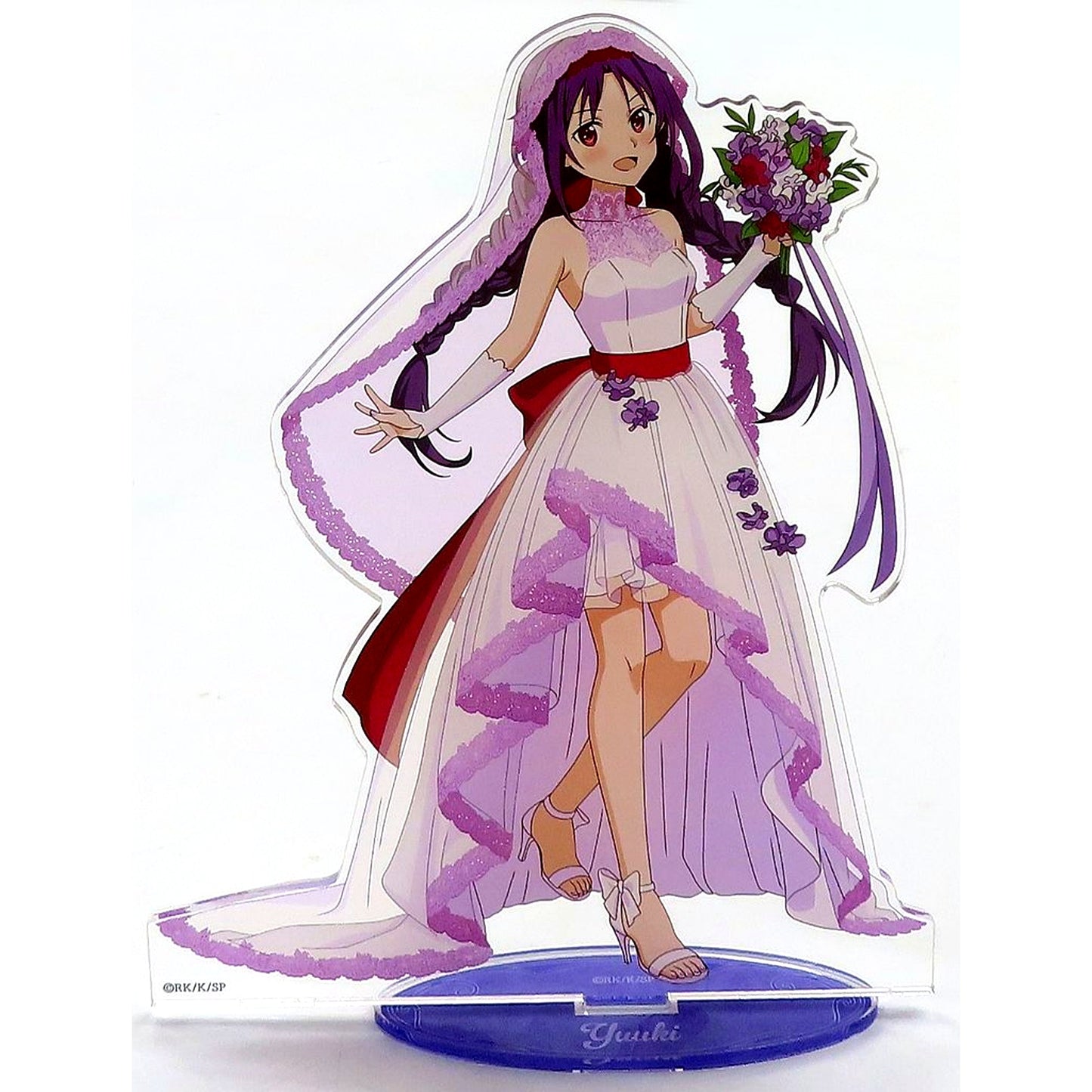 Yuuki Illustration Wedding Dress Ver. Sword Art Online Acrylic Stand Large POP UP SHOP 2025 [USED]
