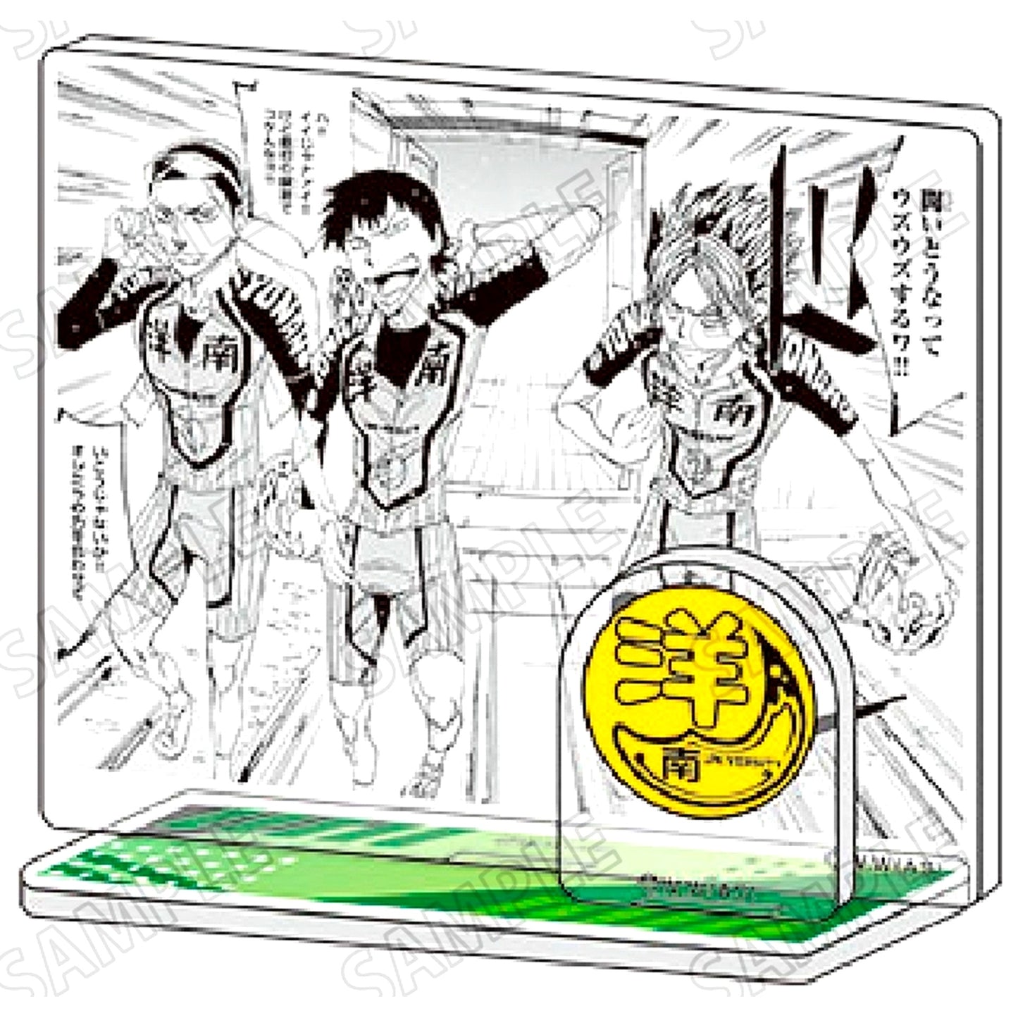 A Jonan University Mini Acrylic Diorama Yowamushi Pedal: Spare Bike [USED]