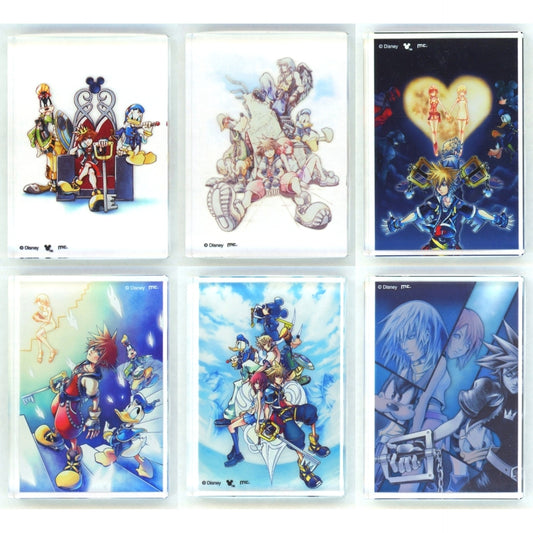 Set of 6 Kingdom Hearts Goods Collection in Loft Blind Mini Acrylic Block Vol. 2 [USED]