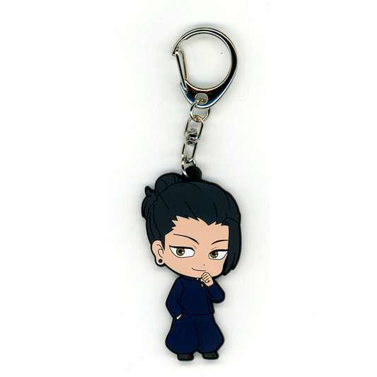 Suguru Geto Theatrical Compilation Jujutsu Kaisen Hidden Inventory Premature Death Rubber Keychain Collection Theater Goods [USED]