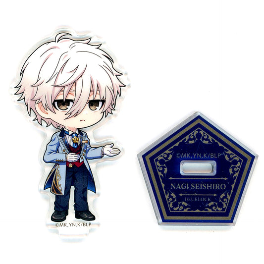 Seishiro Nagi Newly Drawn Mini Character Acrylic Stand Blue Lock x Sunshine City Prince Hotel [USED]
