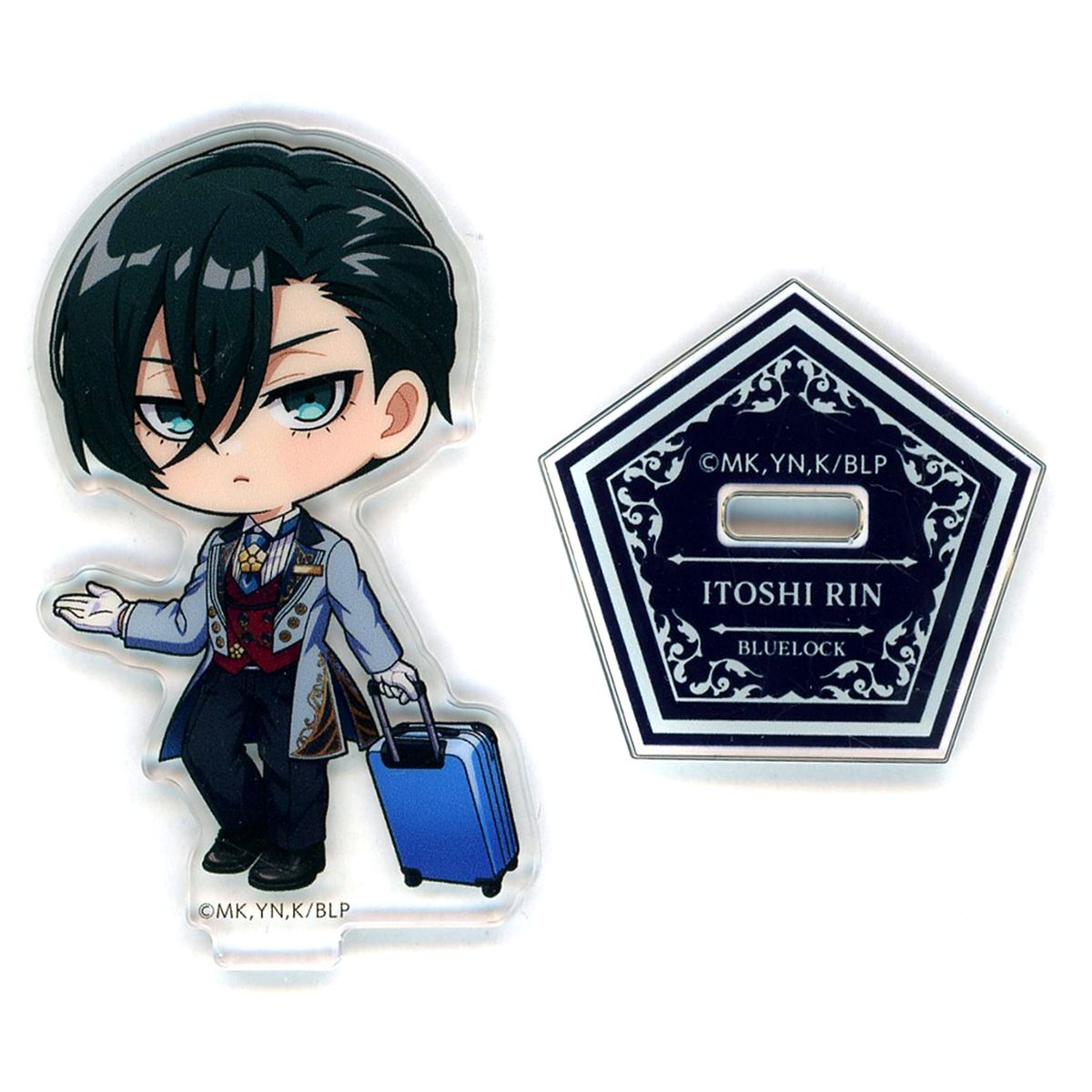Rin Itoshi Blue Lock Sunshine City Prince Hotel Original Illustration Mini Chara Acrylic Stand [USED]