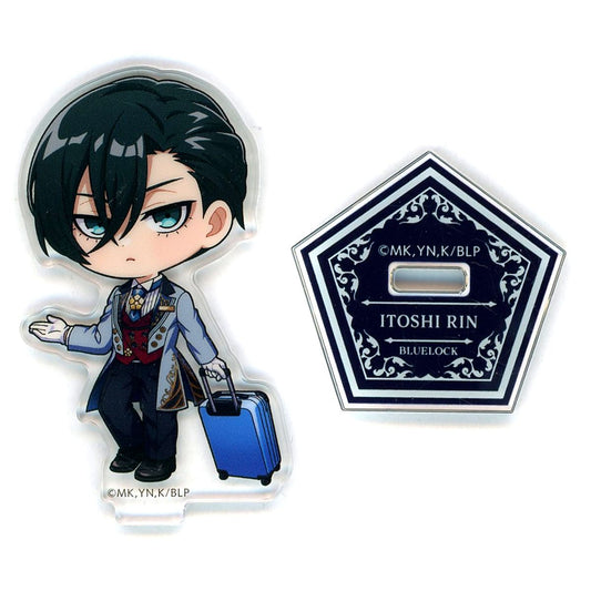 Rin Itoshi Blue Lock Sunshine City Prince Hotel Original Illustration Mini Chara Acrylic Stand [USED]