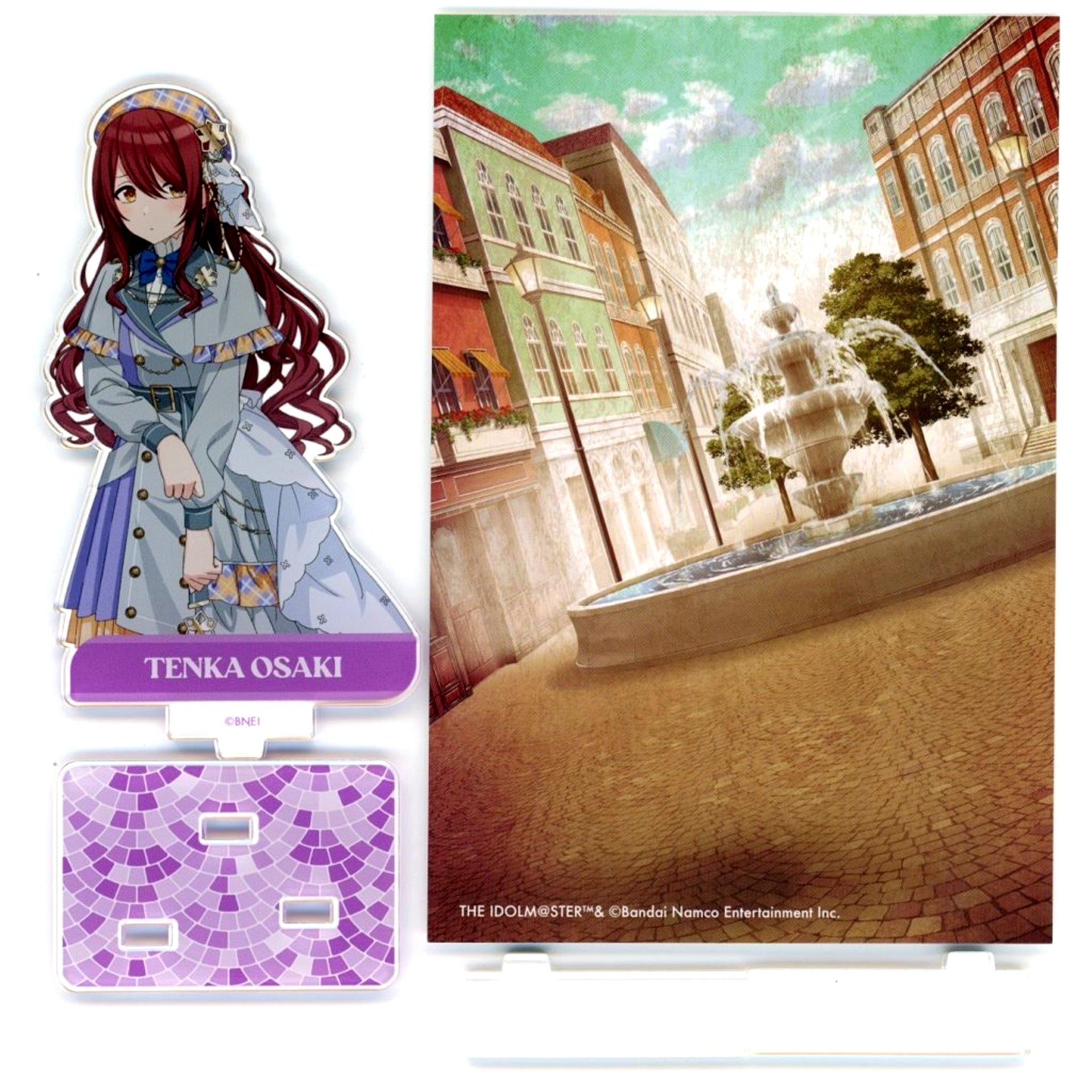 Tenka Osaki The Idolm@ster Shiny Colors ECHOES 04 Acrylic Stand with Background Sheet [USED]