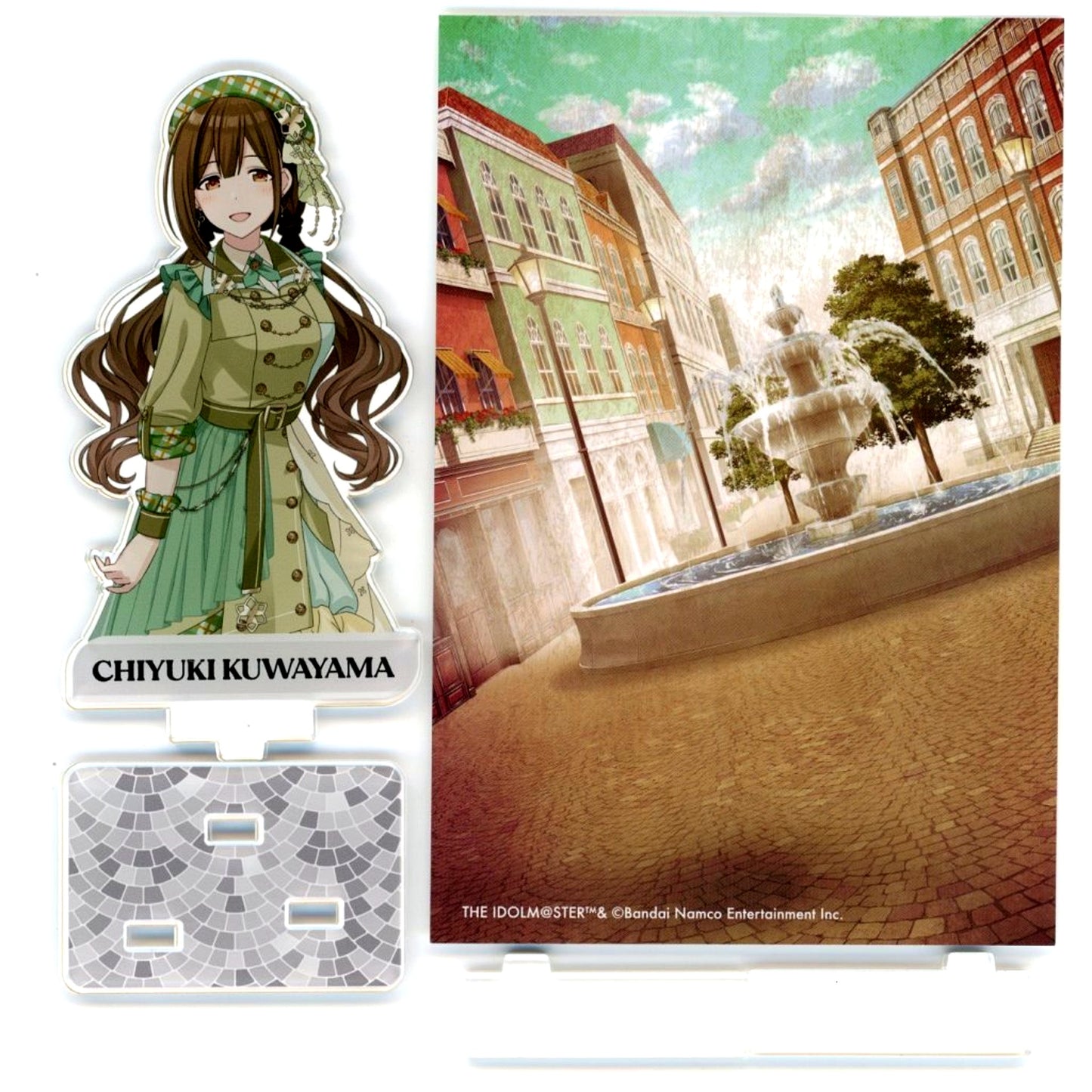 Chiyuki Kuwayama The Idolm@ster Shiny Colors ECHOES 04 Acrylic Stand with Background Sheet [USED]