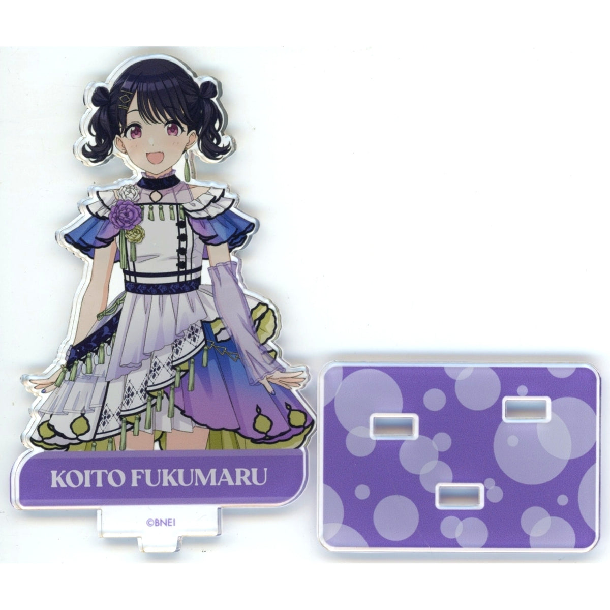 Koito Fukumaru The Idolmaster Shiny Colors Echoes 06 Acrylic Stand with Background Card [USED]
