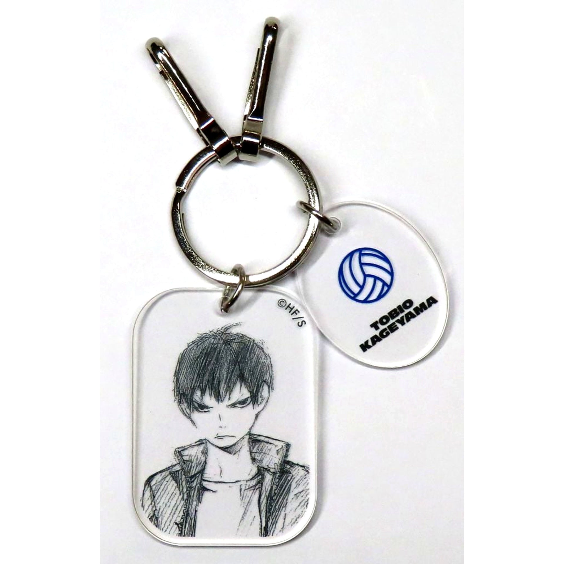 Tobio Kageyama Haikyu!! FAN PARK Clear Base Keychain Vol.1 [USED]