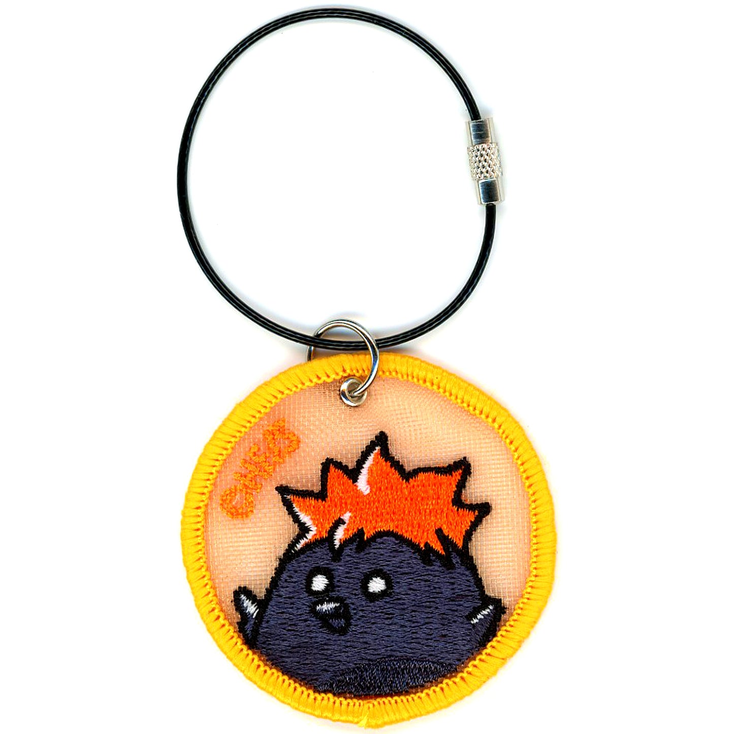 Shoyo Hinata Haikyu!! Fan Park Mesh Embroidery Keychain Collection Animal Ver. [USED]