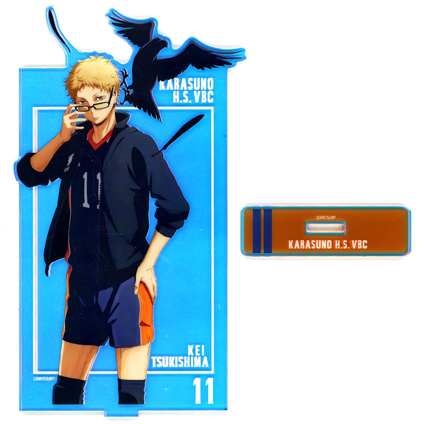 Kei Tsukishima Aurora Acrylic Stand Large - Challenge and Growth Ver. Haikyu!! FAN PARK [USED]