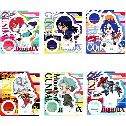 Set of 6 Tokotoko Acrylic Stand Mobile Suit Gundam GQuuuuuuX [USED]