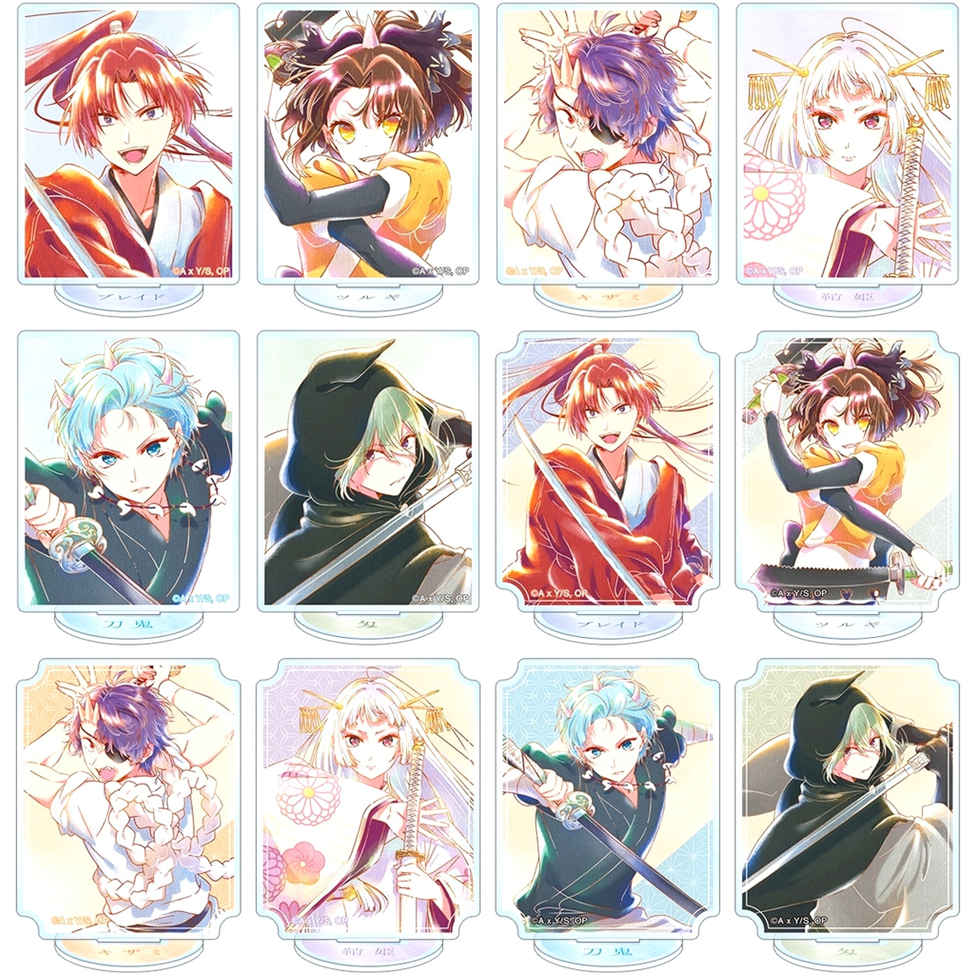 Set of 12 Oshi no Ko Trading Ani-Art aqua label Vol. 3 Acrylic Stand [USED]