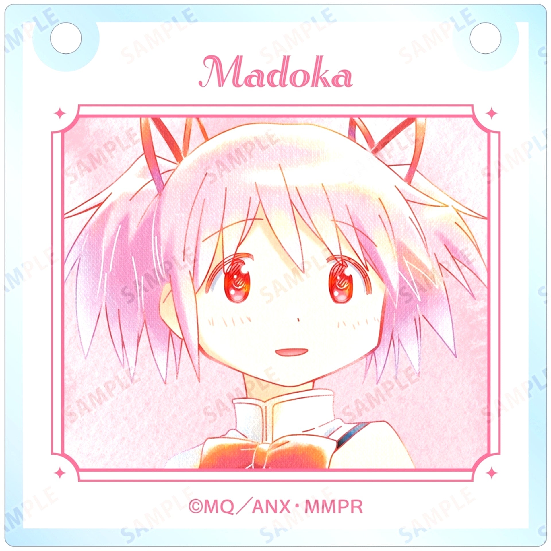 Madoka Kaname B Puella Magi Madoka Magica The Movie Rebellion Trading Ani-Art aqua label Vol.3 Acrylic Door Plate Style Charm [USED]