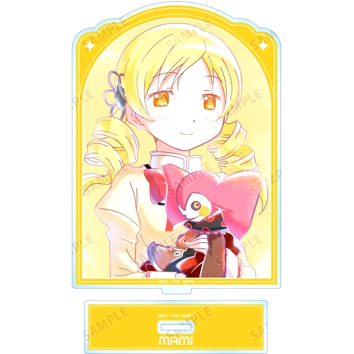 Mami Tomoe Ani-Art Aqua Label Round 3 Big Acrylic Stand Ver.B Puella Magi Madoka Magica The Movie Rebellion [USED]