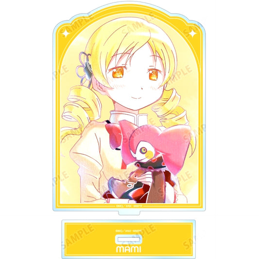 Mami Tomoe Ani-Art Aqua Label Round 3 Big Acrylic Stand Ver.B Puella Magi Madoka Magica The Movie Rebellion [USED]