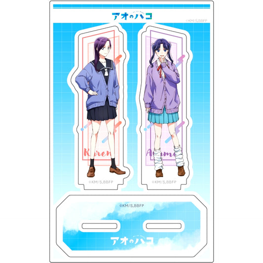Karen Moriya & Ayame Moriya Blue Box Acrylic Character Stand [USED]