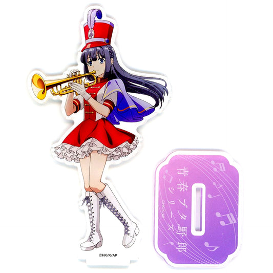 Shoko Makinohara Acrylic Stand Marching Band Ver. Illustration Rascal Does Not Dream Series POP UP SHOP in TOWER RECORDS [USED]
