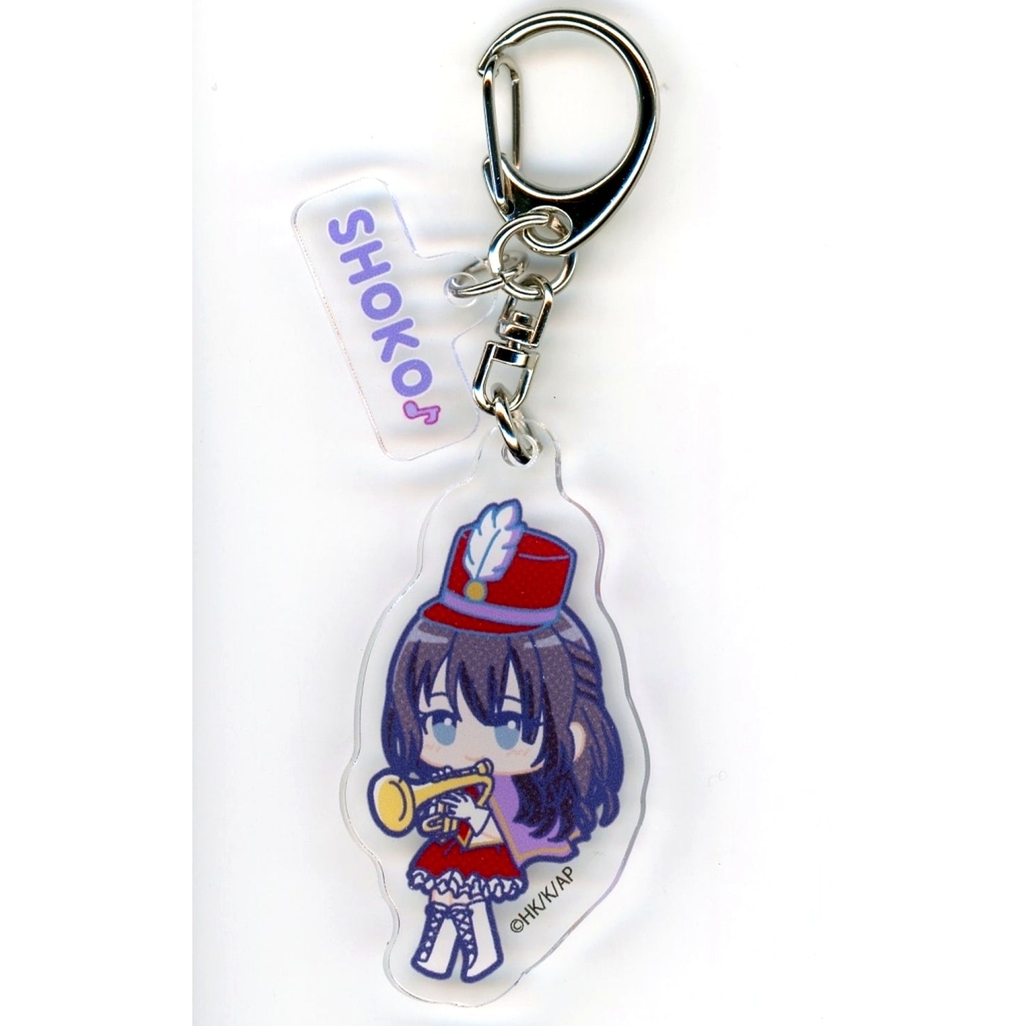 Shoko Makinohara 01. Rascal Does Not Dream Series POP UP SHOP in TOWER RECORDS Acrylic Keychain with Parts Marching Band Ver. POP Art Illustration [USED]