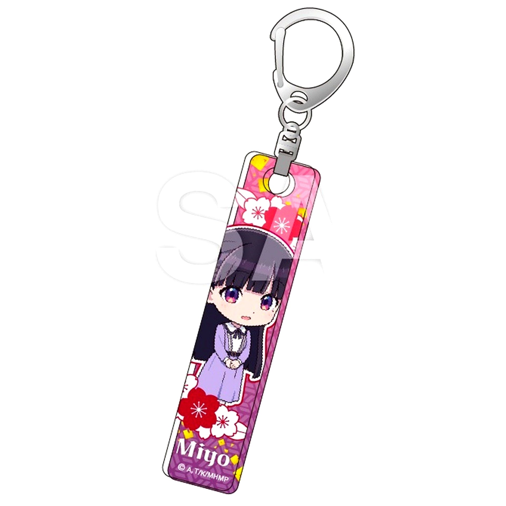 Miyo Saimori My Happy Marriage Trading Bar Keychain 1 [USED]
