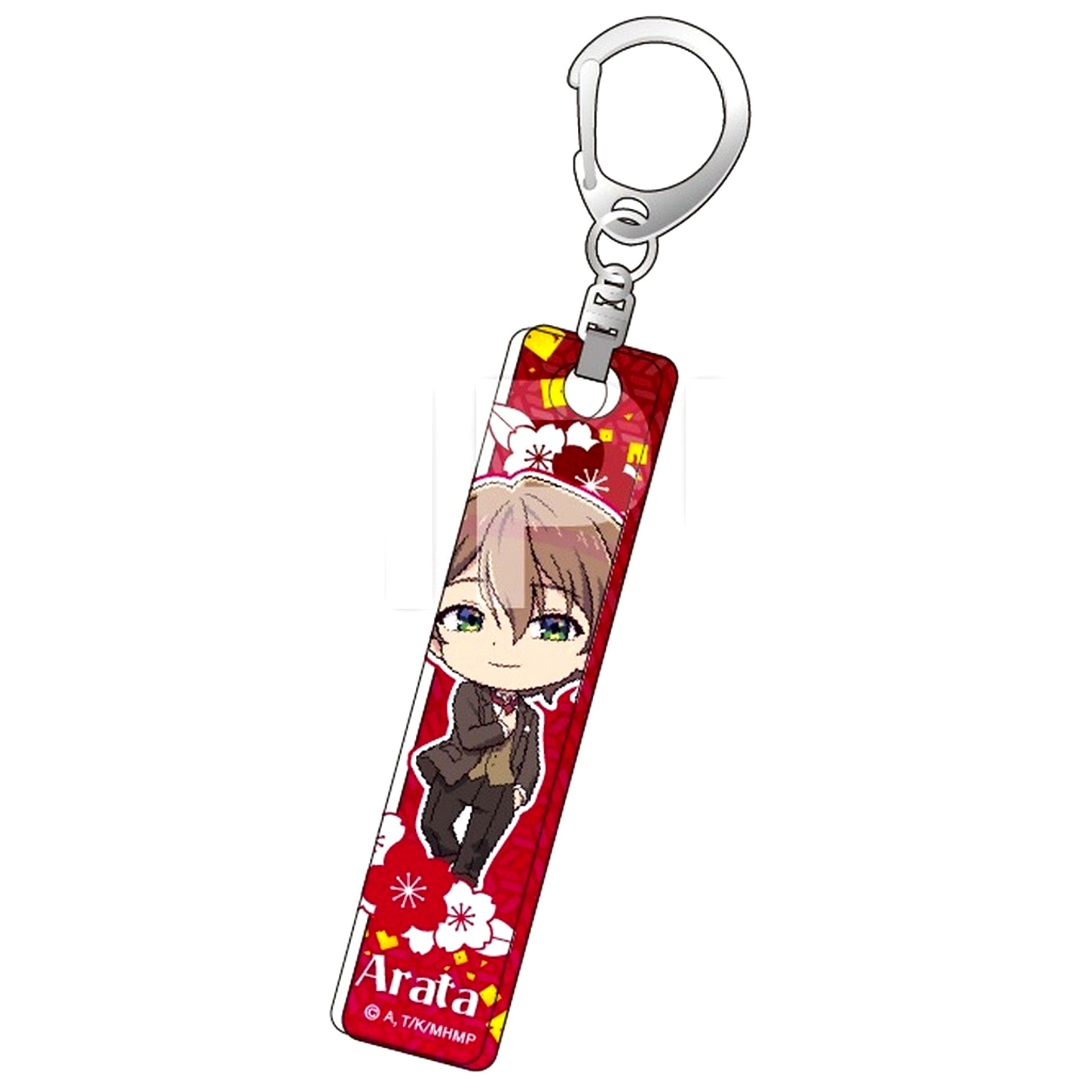 Arata Usuba My Happy Marriage Trading Bar Keychain 7 [USED]